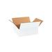 Box Partners Corrugated Boxes 11 1/4 x 8 3/4 x 4 White 25/Bundle 1184W
