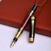 Dream Lifestyle Refillable Fountain Pen - Fine Point Golden Best Pen Gift for Men & Women Professional Executive Office Decor Supplies Nice Pens