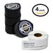 4 Rolls of Dymo 30321 Compatible White Large Address Labels for LabelWriter Label Printers 1-2/5 x 3-1/2 inch (260 Labels Per Roll)