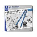 Staedtler Lumograph Pencil Set 24-Pencils 12B-10H Degrees