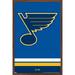 NHL St. Louis Blues - Logo 21 Wall Poster 22.375 x 34 Framed