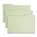 Smead FasTab Hanging Folders Legal Size 1/3-Cut Tabs Moss 20/Box