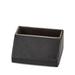Campo Marzio Pebbled Leather Desk Card Holders Black