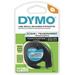 DYMO LetraTag 16952 Printer Tape Cassette 0.50 Width x 13 ft Length - 1 Each - Plastic - Direct Thermal - Clear