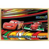 Disney Pixar Cars 2 - Racing Rivals Wall Poster 22.375 x 34 Framed