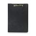 Samsill Value Padfolio Heavyweight Sealed Vinyl Brass Clip Inside Front Pocket Black Each