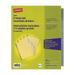 Staples 431422 Big Tab Blank Paper Dividers 5-Tab Clear 4/Pack (13514/14480)