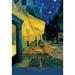 Vincent Van Gogh Cafe Terrace at Night Laminated Poster - 26.5 x 38.5