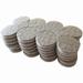 48 Pack 1 in. Round Gray Commercial grade Extra Heavy Duty Self Each