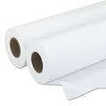 PM Company 9130 Amerigo 20-lb. 3 in. Core 30 in. x 500 ft. Wide-Format Paper Roll - Smooth White (2/Carton)