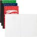 Mead Square Deal Colored Memo Book - 80 Sheets - Tape Bound - 3 1/2 x 4 1/2 - Assorted Cover Marble - 1 Each | Bundle of 2 Each