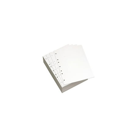 Domtar 851271 Custom Cut-sheet Copy Paper 92 Bright 7-hole Side Punched 20 Lb Bond Weight 8.5 X 11 White 500/ream