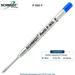 Schmidt P900 Blue 6-Pack F Parker-Style Ballpoint Refill 0.6mm Fine Tip Refill (SC58140)