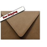 Shipped Free Contour Euro Flap Kraft Grocery Bag Brown 25 Boxed A6 -80lb Envelopes (4-3/4 x 6-1/2) for Invitations Announcements Weddings by The Envelope Gallery