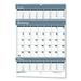 House of Doolittle Bar Harbor Recycled Wirebound 3-Months-per-Page Wall Calendar 15.5 x 22 White/Blue/Gray Sheets 14-Month(Dec-Jan):2022-2024 (343)