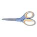 Westcott Titanium Bonded Scissors 8 Long 3.5 Cut Length Gray/Yellow Straight Handle