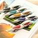 Car Shape Ball Point Pen with Wheels ABS Kids Stationery Rollerball Pen for Classroom Black ABS