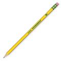 Dixon Ticonderoga Wood-Cased #2 HB Pencils Pre-Sharpened Box of 12 Yellow (13806)