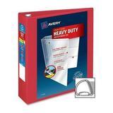 Avery Heavy-Duty View 3 Ring Binder 2 One Touch EZD Rings Red 2 Binder Capacity - Letter - 8 1/2 x 11 Sheet Size - 540 Sheet Capacity - 3 x D-Ring Fastener(s) - 4 Internal Pocket(s) - Poly