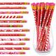48 Pieces Valentine s Day Pencils Assorted Patterns Wood Pencils Valentines Pencil for Kids Party Favor Valentine s Day School Supplies 12 Styles