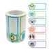 250pcs Baby Bottle Stickers Seal Label for Daycare School Waterproof Write-On Name Tags Kitchen Jar Sticker