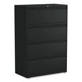 Alera Lateral File 4 Legal/Letter-Size File Drawers Black 36 x 18.63 x 52.5