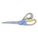 Westcott ExtremEdge Titanium Bent Scissors 9 Long 4.5 Cut Length Gray/Yellow Offset Handle