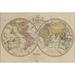 24 x36 Gallery Poster map of the world 1844