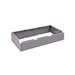 Tennsco Three Wide Closed Locker Base 36w x 18d x 6h Medium Gray