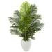 Nearly Natural 4.5 Paradise Palm Artificial Tree in White Planter