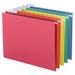 Business Source BSN5215AST Colored Hanging File Folders 25 / Box Blue Green Orange Red Yellow