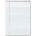 TOPS Docket Wirebound Legal Writing Pads - Letter 70 Sheets - Wire Bound - 0.34 Ruled - 16 lb Basis Weight - 8 1/2 x 11 - 11 x 8.5 - White Paper - Perforated Hard Cover Stiff-back Spiral Lock