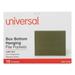 Universal UNV14160EE 11 Point Stock Hanging Box Bottom File Pockets - Letter Standard Green (10/Box)