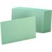 Oxford OXF7420GRE Colored Blank Index Cards 100 / Pack