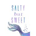 Salty but Sweet Mermaid Tale (24x36 Giclee Gallery Art Print Vivid Textured Wall Decor)