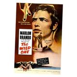 Wild One The Marlon Brando Movie Poster Metal Sign 8Inx 12In Metal Print 8x12 Square Adults Best Posters