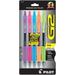 Pilot G2 Premium Retractable Gel Ink Rolling Ball Pen Fine Point Assorted Ink 5 Count