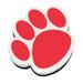 Magnetic Whiteboard Eraser Red Paw | Bundle of 10 Each