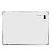 SUM Magnetic Dry Erase Whiteboard Wall Mounted 48 x 36 Inch White Gray Aluminum Plastic Frame