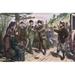 Stagecoach Robbery 1880S. /Na Stagecoach Holdup Near Leadville Colorado. American Engraving 1882. Poster Print by (24 x 36)