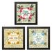 Gango Home Decor Shabby-Chic You Are My Sunshine Don t Call It a Dream & Hope is Stronger than Fear by Cindy Jacobs (Ready to Hang); Three 12x12in Black Framed Prints