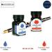 Monteverde 60ml Core Fountain Pen Ink Bottle (30ml Horizon Blue Ink Bottle G309HB 30ml Valentine Red Ink Bottle G309VR)