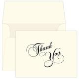 Cream Thank You Note Cards & Envelopes - 25 Sets - 4.5 x 6 - Perfect for Your Wedding Baby Shower Business Graduation Bridal Shower Birthday Engagement Etc. - This is not a fold Over Card