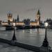 Houses of parliament over the river Thames Poster Print by Assaf Frank (24 x 24)