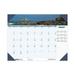 House of Doolittle-1PK Earthscapes Recycled Monthly Desk Pad Calendar Coastlines Photos 22 x 17 Black Binding/Corners 12-Month (Jan-Dec): 2022