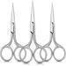 3 Pieces Small Precision Embroidery Scissors Mini Thread Scissors Stainless Steel Sewing Scissors Forged Pointed Tip Detail Shears for DIY Craft Needlework Yarn and Sewing