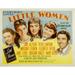 Little Women Margaret O Brien Janet Leigh Elizabeth Taylor June Allyson Peter Lawford 1949 Movie Poster Masterprint (28 x 22)