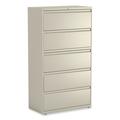 Alera Lateral File 5 Legal/Letter/A4/A5-Size File Drawers Putty 36 x 18.63 x 67.63