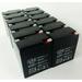 SPS Brand 6V 8.5 Ah Replacement Battery (SG0685T1) for SureLites 1100 (24 pack)