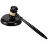 Wooden judge s gavel auction hammer with sound block for attorney judge auction handwork